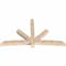 Ekena Millwork Alberta Smooth Timber Gable Bracket, Douglas Fir, 96"W x 56"H x 5 1/2"D x 5 1/2"F, 14/12 Pitch GBW096X56X0606ALB00SDF - alternate 3